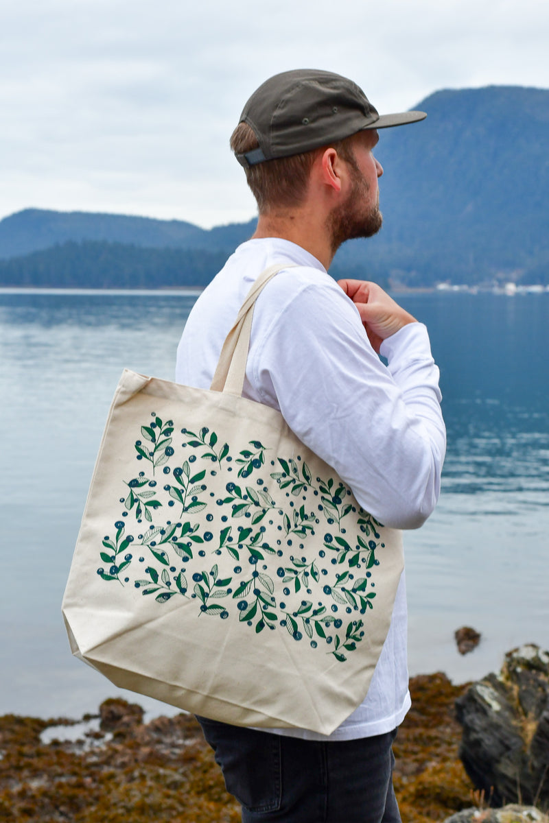 Blueberry Tote Bag – Frost and Fur