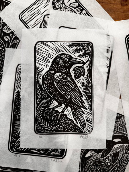 Animal Linocut Prints