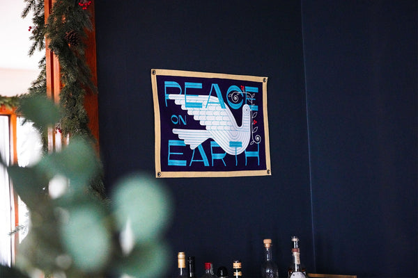 Peace on Earth Camp Flag