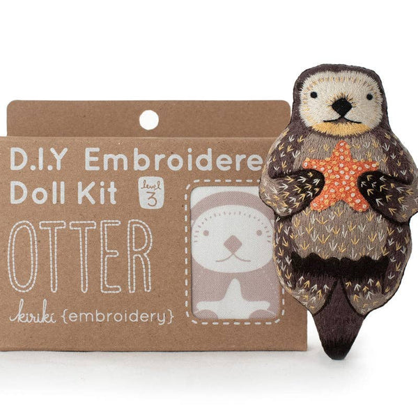 Otter - Embroidery Doll Kit