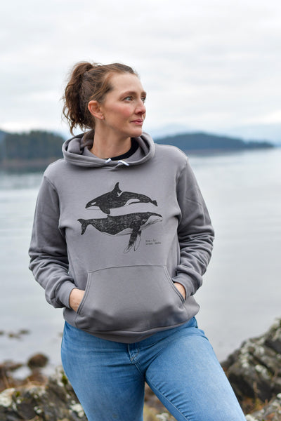 2 Whales Unisex Hoodie