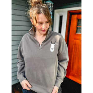 Women's Goat Half Zip