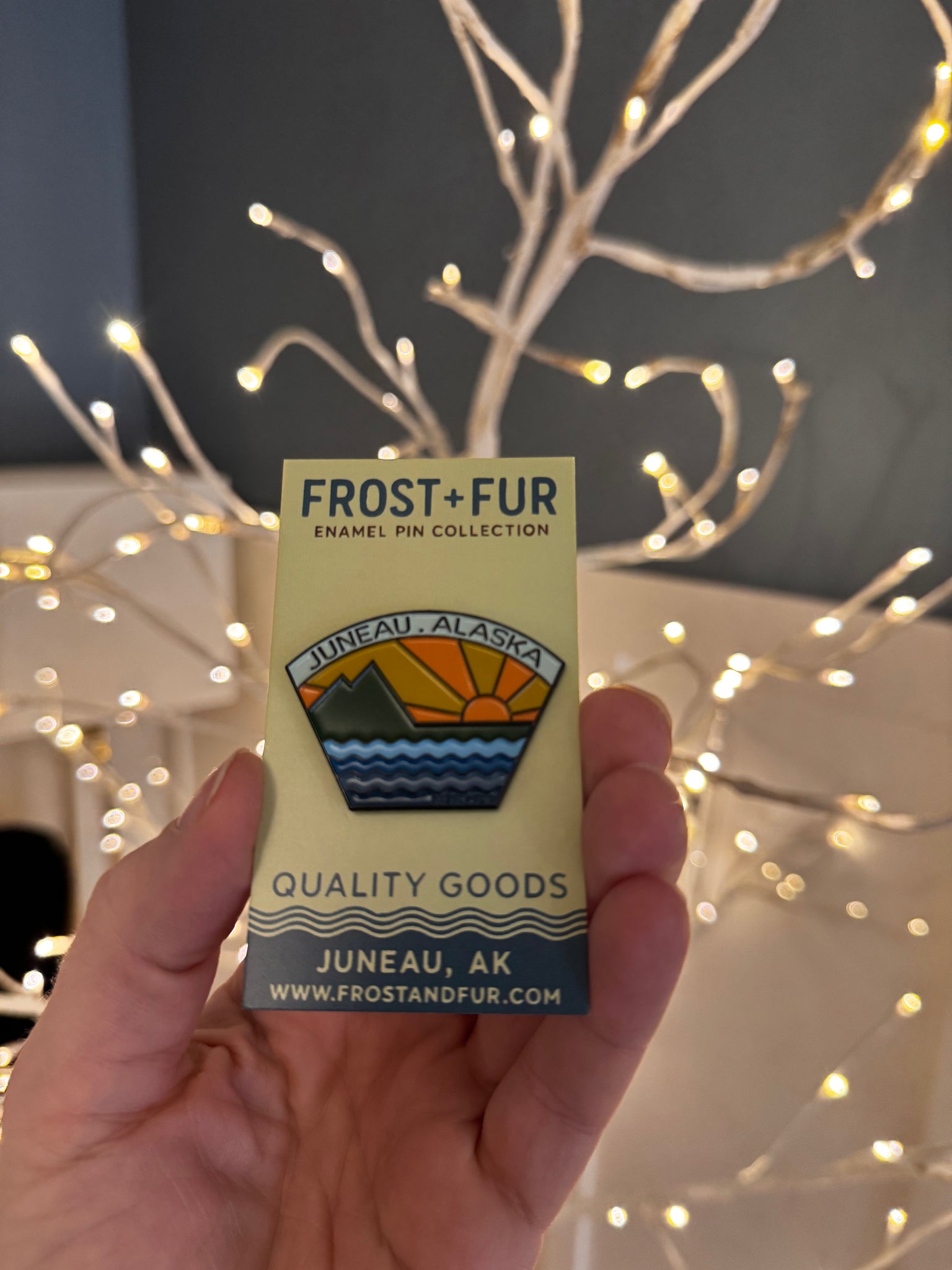 Frost and Fur Enamel Pins
