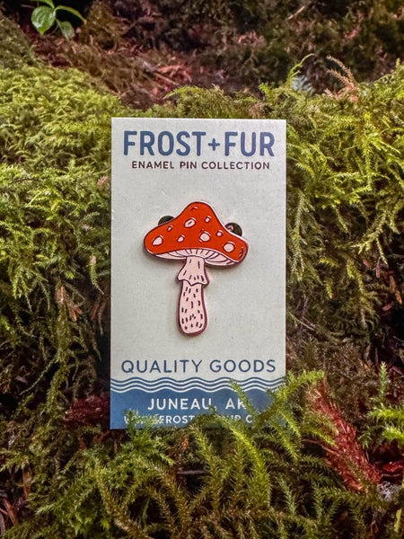 Frost and Fur Enamel Pins