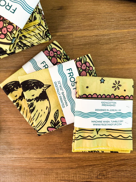 Digitally Printed Bandana's