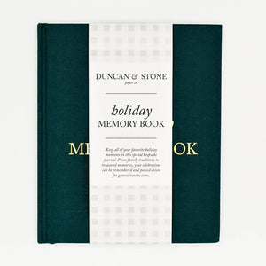 Family Keepsake Book - Holiday Memory Journal