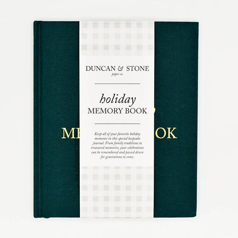 Family Keepsake Book - Holiday Memory Journal