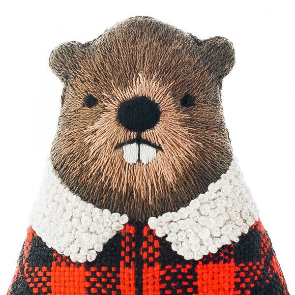 Beaver - Embroidery Doll Kit