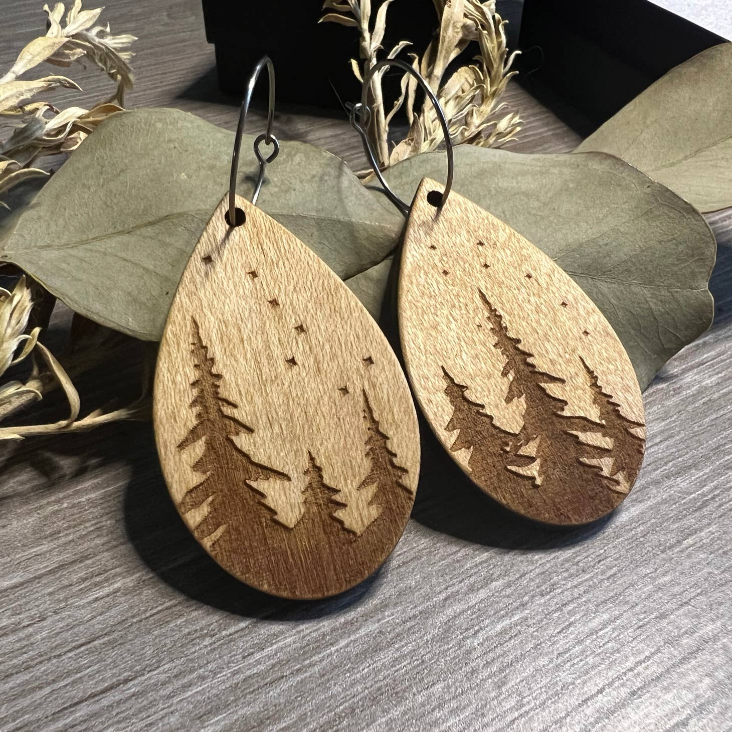 Cedar Earrings - Big & Little Dipper