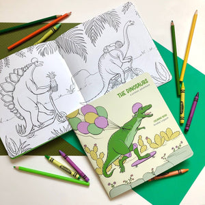 Amelie Legault Illustration Coloring Book - The Dinosaurs