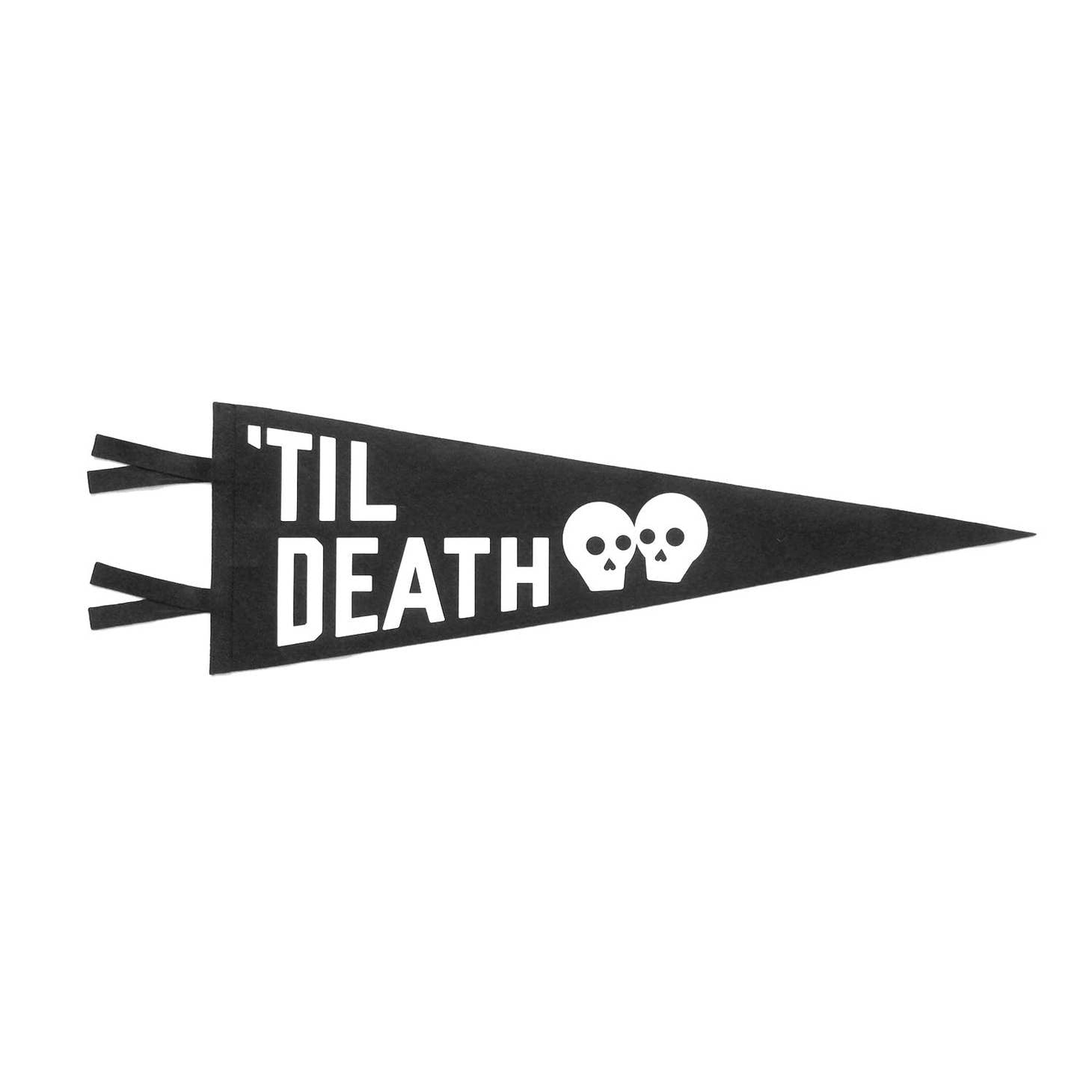 'Til Death Wedding Pennant