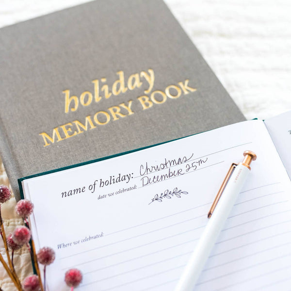 Family Keepsake Book - Holiday Memory Journal