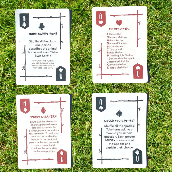 "Take Cover" 4 in 1 Playing Cards