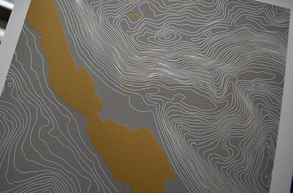 The Channel- Gray & Gold