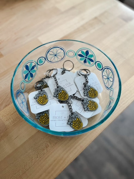 Salmonberry Keychain