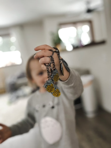 Salmonberry Keychain
