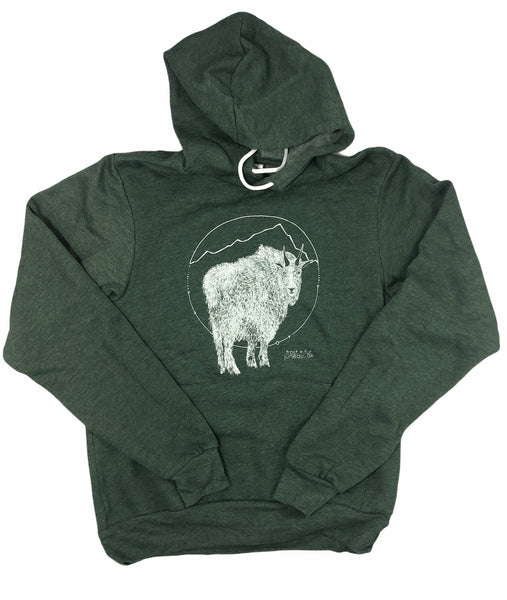 Mountain Goat Unisex Pullover Hoodie