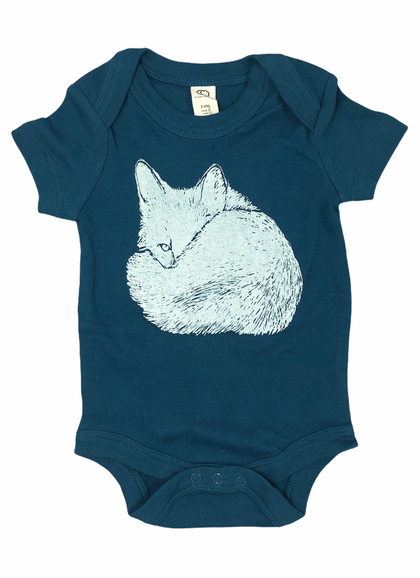 Fox Baby Long Sleeve One-piece