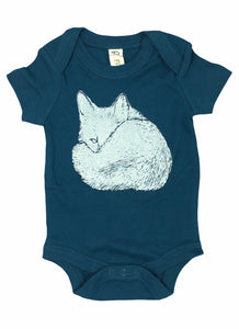Fox Baby Long Sleeve One-piece