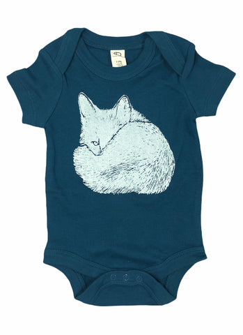 Fox Baby Long Sleeve One-piece