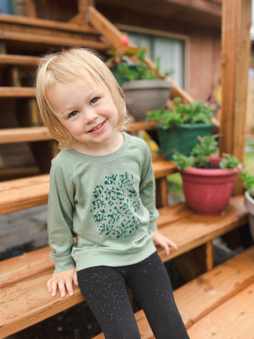 Blueberry Toddler Pullover Long Sleeve